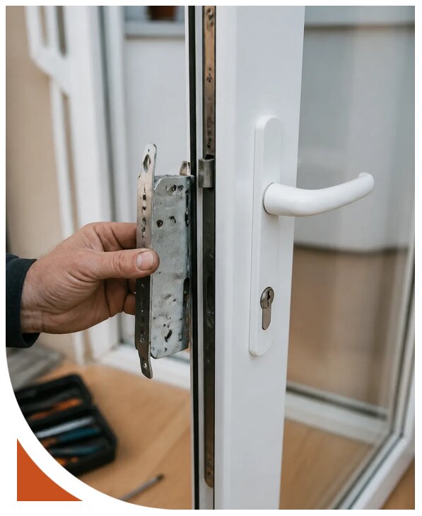 Ремонт замка пластиковой двери в Астрахани от 2569 р. | Разлок-Стр